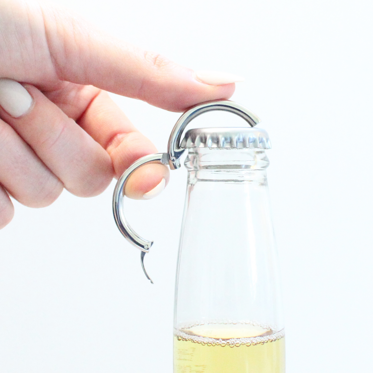 BeerRings look like regular hoop earrings upon first glance–but they double as easy-to-use bottle openers when you’re in a bind (or just want to dazzle your friends)!